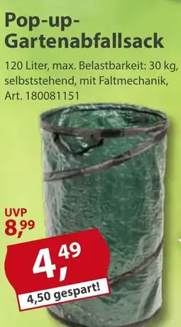 Sonderpreis Baumarkt Pop-up- Gartenabfallsack Angebot