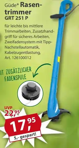 Sonderpreis Baumarkt Güde Rasentrimmer GRT 251 P Angebot