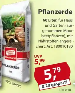 Sonderpreis Baumarkt Pflanzerde Angebot