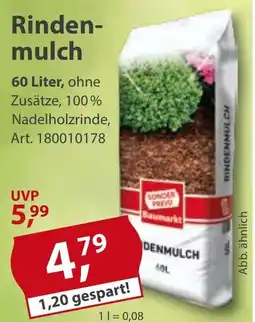 Sonderpreis Baumarkt Rindenmulch Angebot