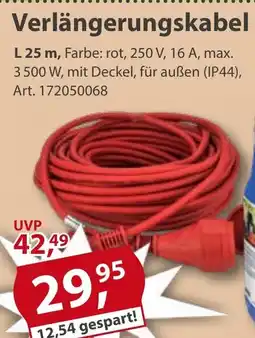 Sonderpreis Baumarkt Verlängerungskabel Angebot