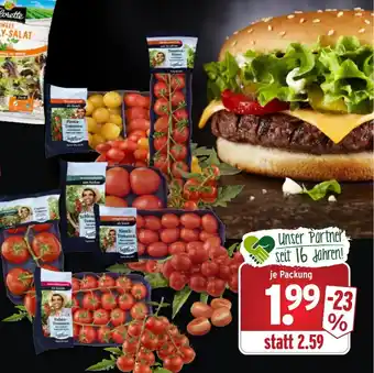 Wasgau SanLucar Caprese Tomaten, Rubin/Nasch/Schlemmer/Pralinen/Fiesta Tomaten oder Tomatenküsse Angebot