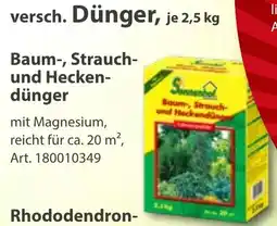 Sonderpreis Baumarkt Baum-, Strauch- und Hecken- dünger Angebot