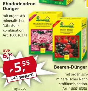 Sonderpreis Baumarkt Rhododendron- Dünger oder Beeren-Dünger Angebot