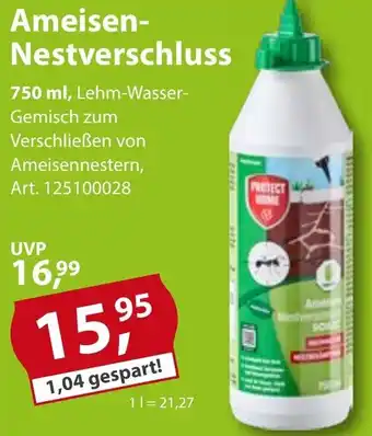 Sonderpreis Baumarkt Ameisen- Nestverschluss Angebot