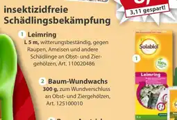 Sonderpreis Baumarkt Solabiol insektizidfreie Schädlingsbekämpfung Leimring Angebot