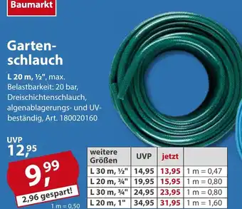 Sonderpreis Baumarkt Gartenschlauch Angebot