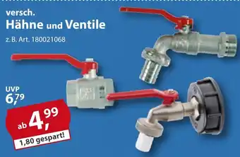 Sonderpreis Baumarkt versch. Hähne und Ventile Angebot