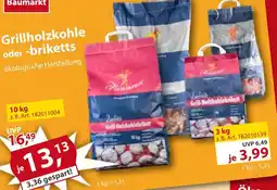 Sonderpreis Baumarkt Grillholzkohle oder -briketts Angebot