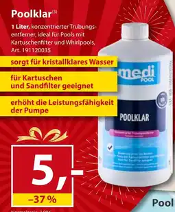 Sonderpreis Baumarkt medi POOL Poolklar Angebot