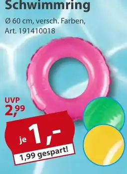 Sonderpreis Baumarkt Schwimmring Angebot