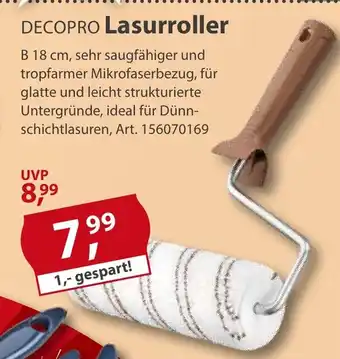 Sonderpreis Baumarkt DECOPRO Lasurroller Angebot