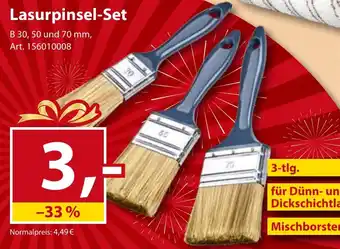 Sonderpreis Baumarkt Lasurpinsel-Set Angebot