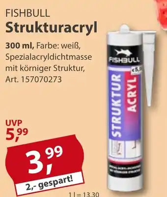 Sonderpreis Baumarkt FISHBULL Strukturacryl Angebot