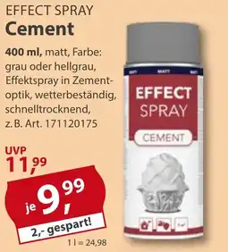 Sonderpreis Baumarkt EFFECT SPRAY Cement Angebot
