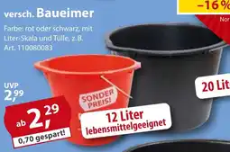 Sonderpreis Baumarkt versch. Baueimer Angebot