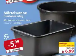 Sonderpreis Baumarkt Mörtelwanne rund oder eckig Angebot
