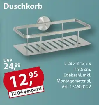 Sonderpreis Baumarkt Duschkorb Angebot