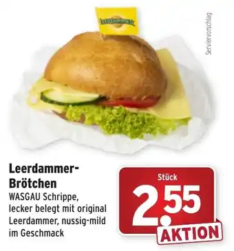 Wasgau Leerdammer Brötchen Angebot