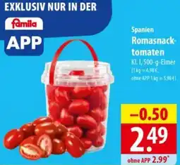 Famila Nord Ost Spanien Romasnacktomaten Angebot