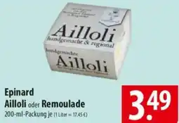 Famila Nord Ost Epinard Ailloli oder Remoulade Angebot
