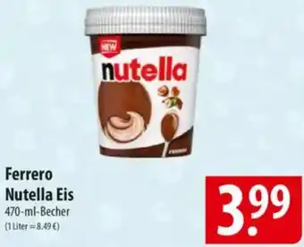 Famila Nord Ost Ferrero Nutella Eis Angebot