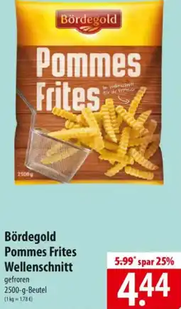 Famila Nord Ost Bördegold Pommes Frites Wellenschnitt Angebot