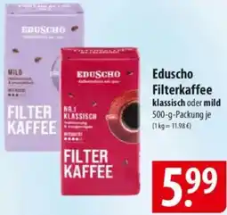 Famila Nord Ost Eduscho Filterkaffee klassisch oder mild Angebot