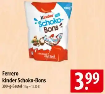 Famila Nord Ost Ferrero kinder Schoko-Bons Angebot