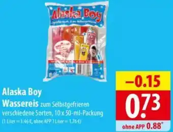 Famila Nord Ost Alaska Boy Wassereis Angebot