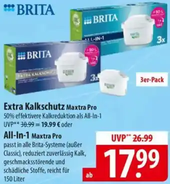 Famila Nord Ost BRITA Extra Kalkschutz Maxtra Pro oder All-In-1 Maxtra Pro Angebot