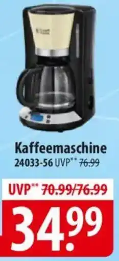 Famila Nord Ost Russell Hobbs Kaffeemaschine 24033-56 Angebot
