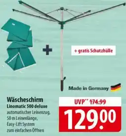 Famila Nord Ost LEIFHEIT Wäscheschirm Linomatic 500 deluxe Angebot
