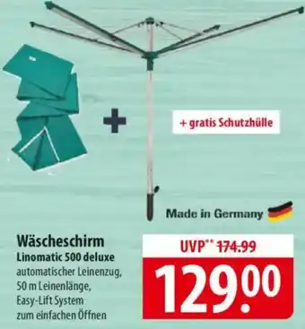 Famila Nord Ost LEIFHEIT Wäscheschirm Linomatic 500 deluxe Angebot