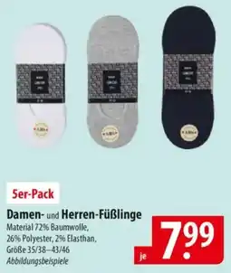 Famila Nord Ost Damen und Herren-Füßlinge Angebot