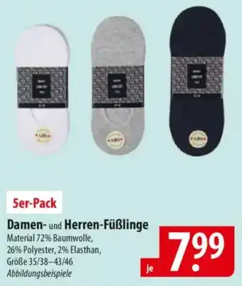 Famila Nord Ost Damen und Herren-Füßlinge Angebot
