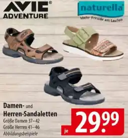 Famila Nord Ost AVIC ADVENTURE Damen- und Herren-Sandaletten Angebot