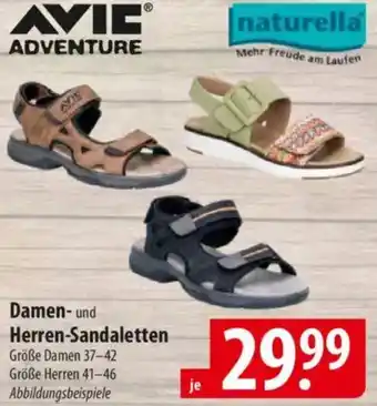 Famila Nord Ost AVIC ADVENTURE Damen- und Herren-Sandaletten Angebot