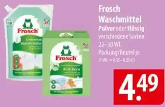 Famila Nord Ost Frosch Waschmittel Angebot