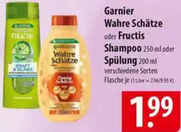 Famila Nord Ost Garnier Wahre Schätze oder Fructis Shampoo oder Spülung Angebot