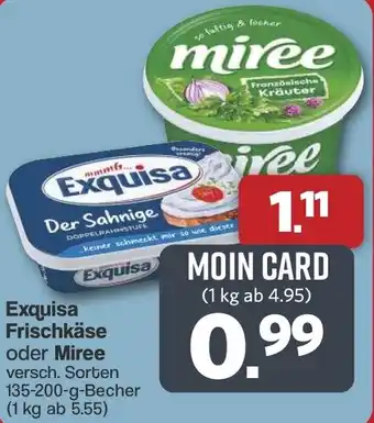Famila Nord West Exquisa Frischkäse oder Miree Angebot