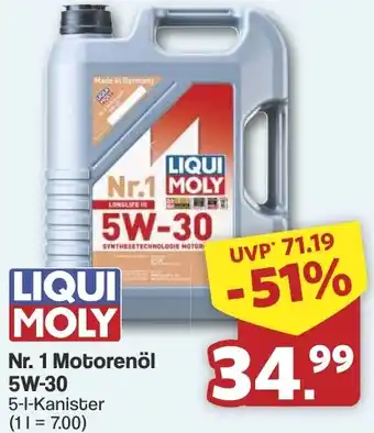 Famila Nord West LIQUI MOLY Nr. 1 Motorenöl 5W-30 Angebot