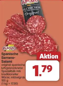 Famila Nord West ELPOZO Spanische Serrano Salami Angebot