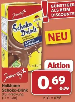 Famila Nord West Jeden Tag Haltbarer Schoko-Drink Angebot