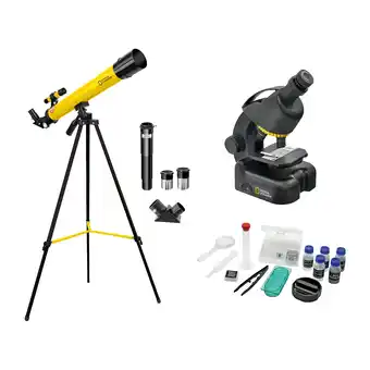 Netto Marken-Discount NATIONAL GEOGRAPHIC Teleskop + Mikroskop Set für Einsteiger Angebot
