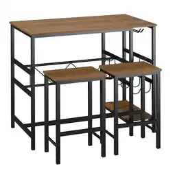 Netto Marken-Discount HOMCOM Bartisch-Set Spanplatte, Stahl Angebot
