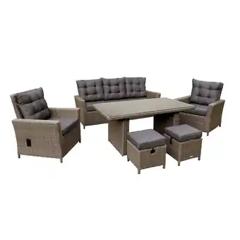 Netto Marken-Discount bellavista - Home & Garden Luxus Dining Lounge Asti Braun Angebot