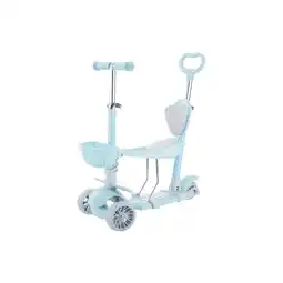 Netto Marken-Discount Makani Kinderroller, Dreirad, Laufrad, BonBon 4 in 1, mit Schiebestange, Korb blau Angebot