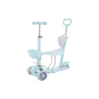 Netto Marken-Discount Makani Kinderroller, Dreirad, Laufrad, BonBon 4 in 1, mit Schiebestange, Korb blau Angebot