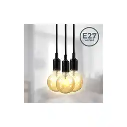 Netto Marken-Discount Pendelleuchte schwarz 3xE27 Angebot